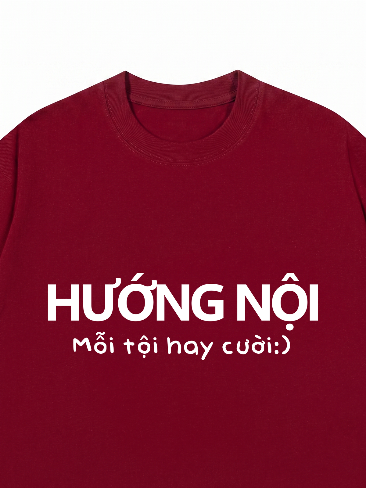Áo Thun Relaxed Fit Hướng Nội Mỗi Tội Hay Cười