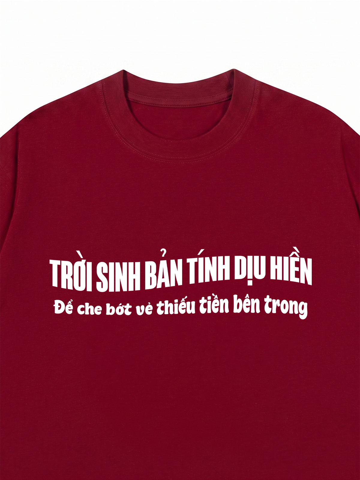 Áo Thun Relaxed Fit Trời Sinh Bản Tính Dịu Hiền