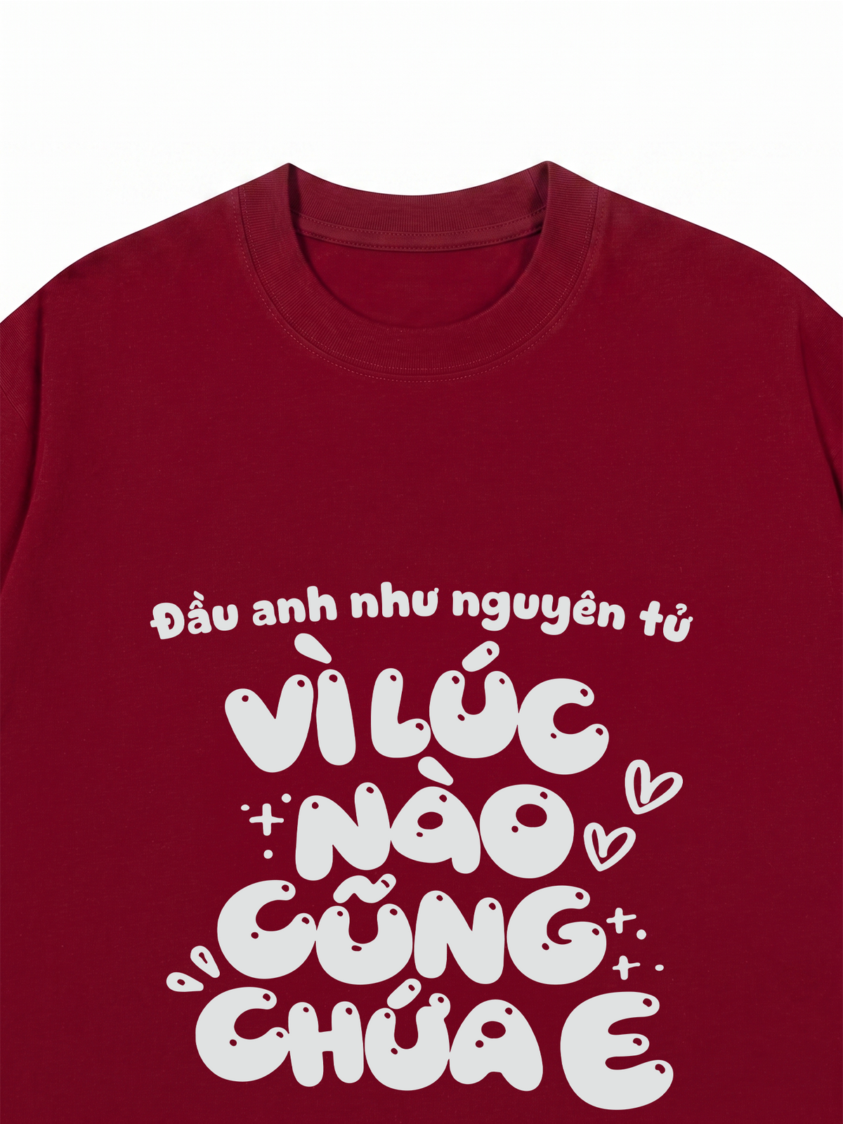 Áo Thun Relaxed Fit Đầu Anh Như Nguyên Tử