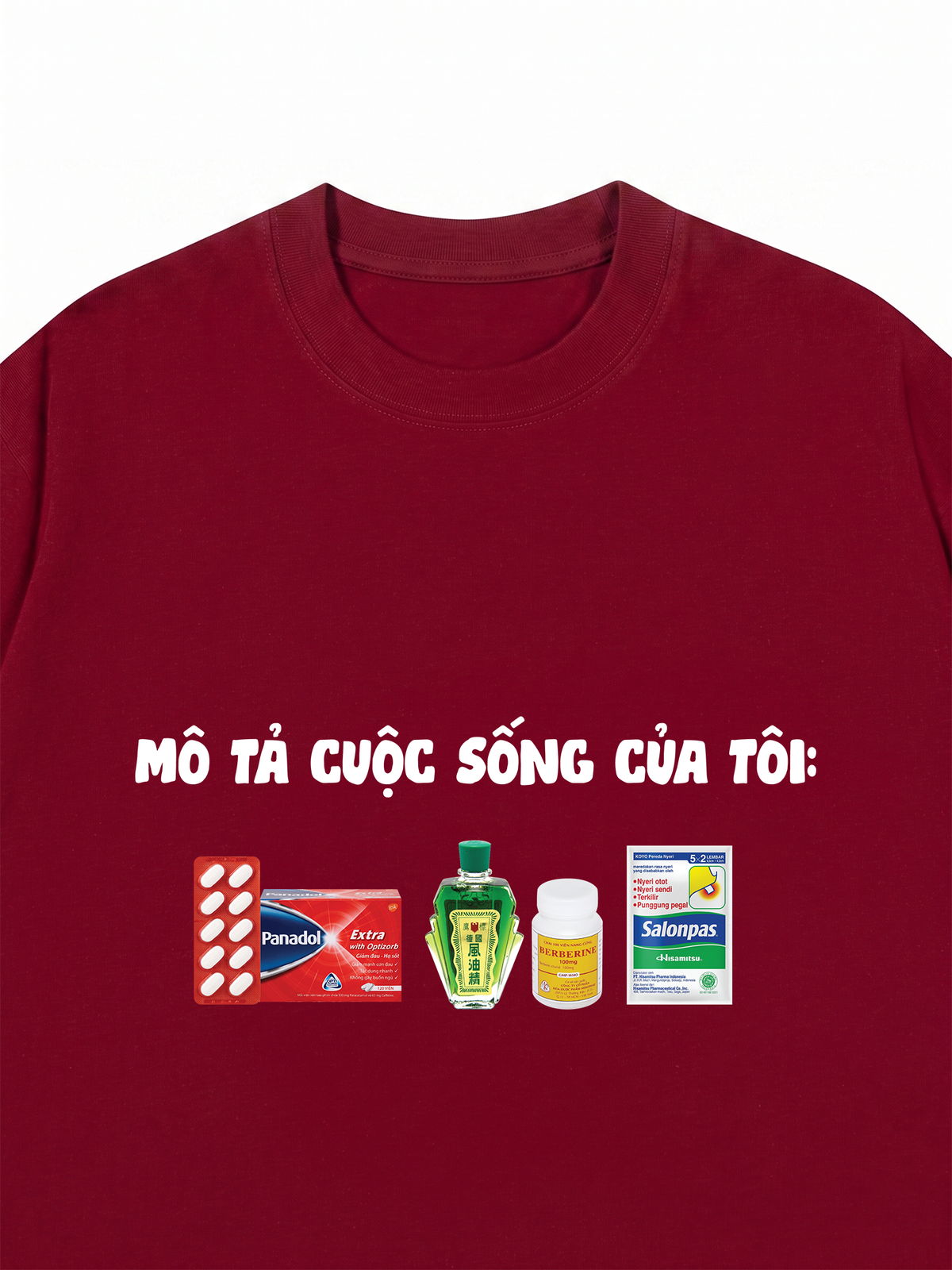 Áo Thun Relaxed Fit Mô Tả Cuộc Sống Của Tôi