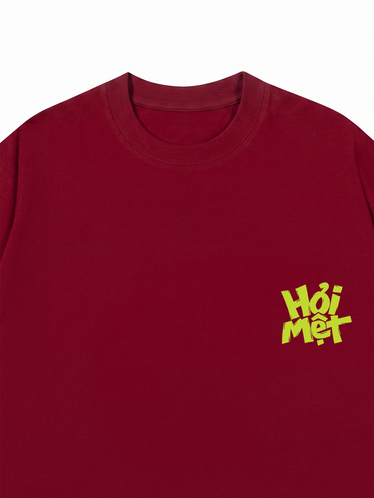 Áo Thun Relaxed Fit Vui Vẻ Không Quạu