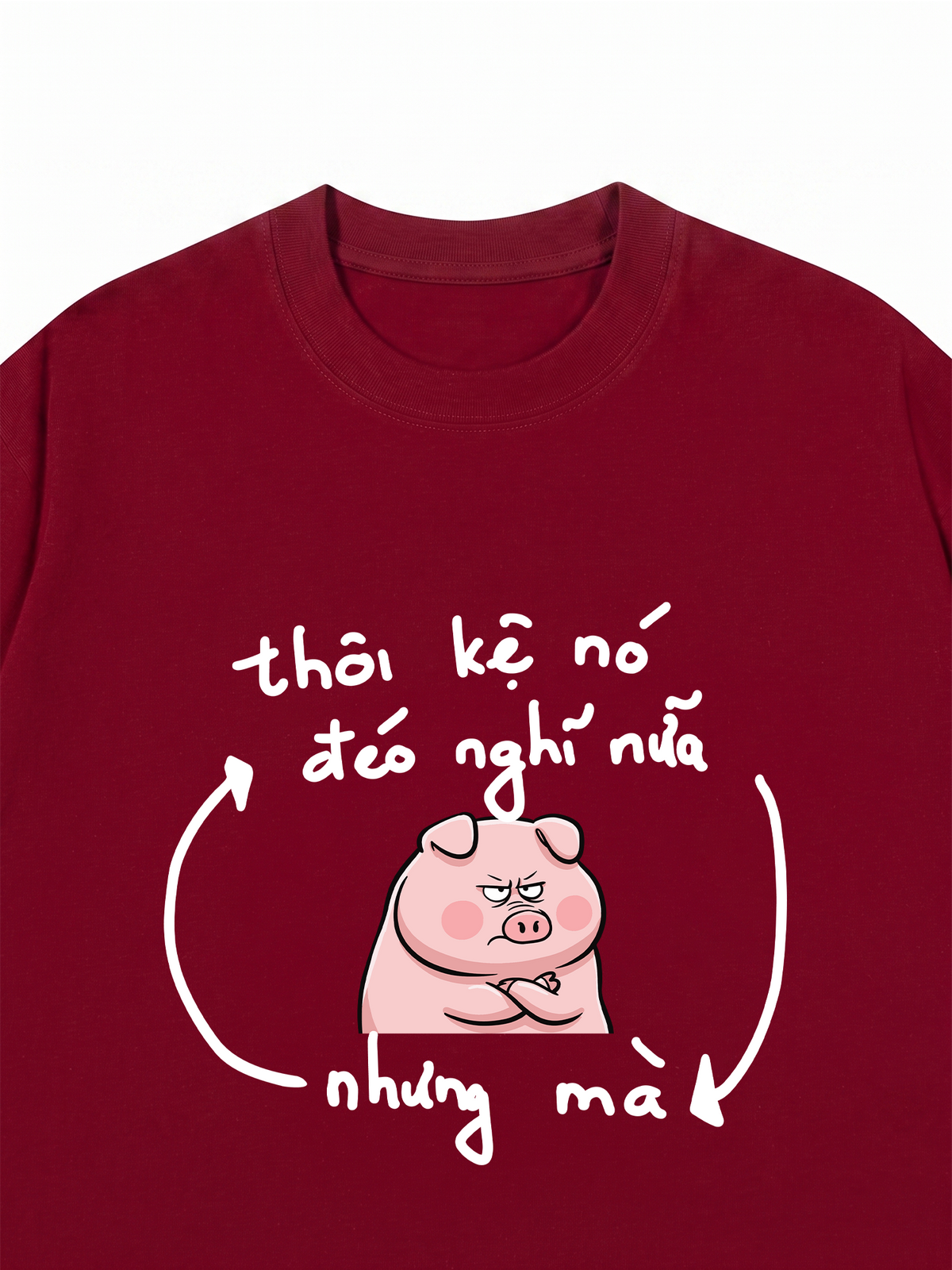 Áo Thun Relaxed Fit Thôi Kệ Nó Đéo Nghĩ Nữa