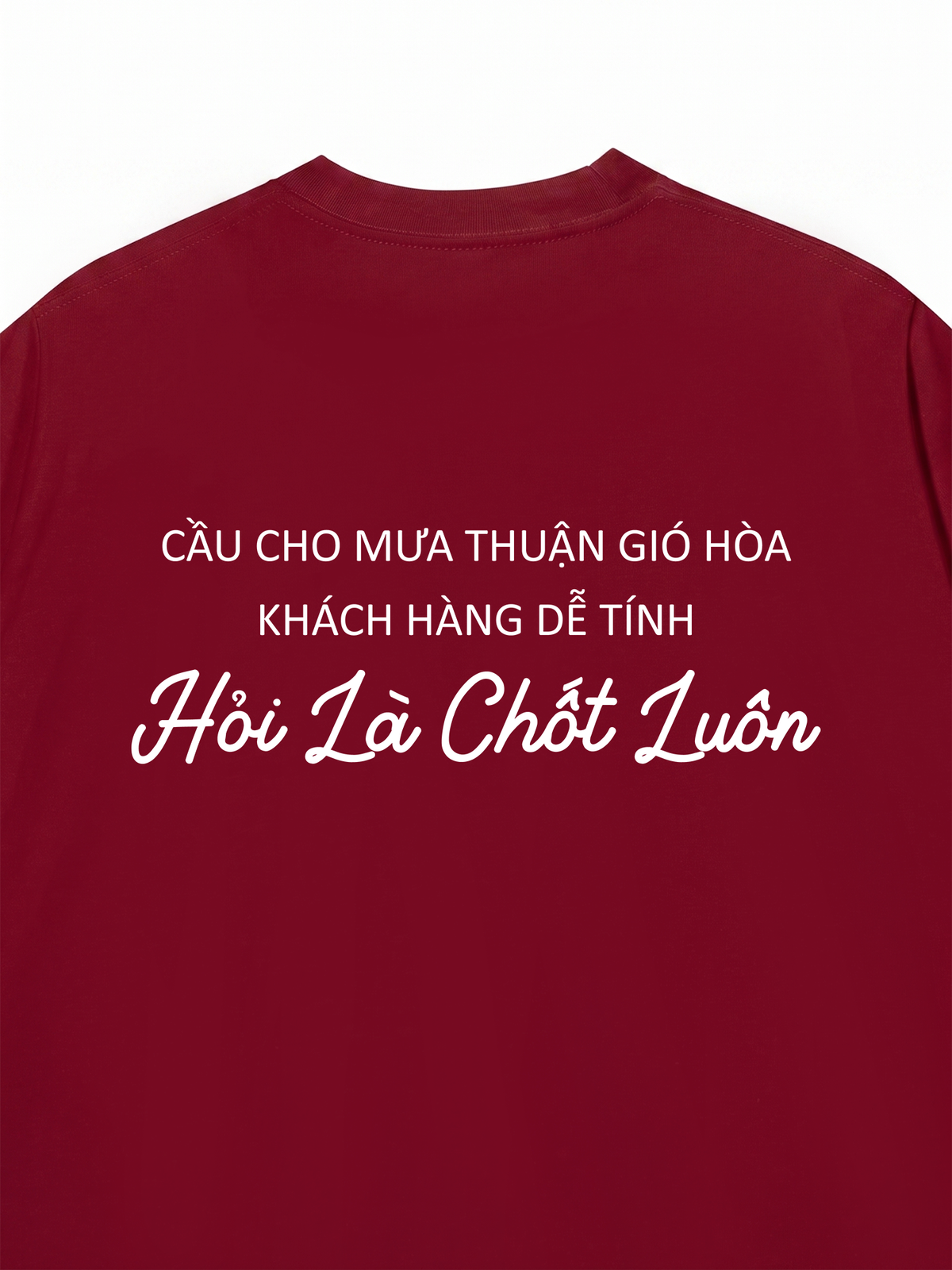 Áo Thun Relaxed Fit Cầu Cho Mưa Thuận Gió Hòa