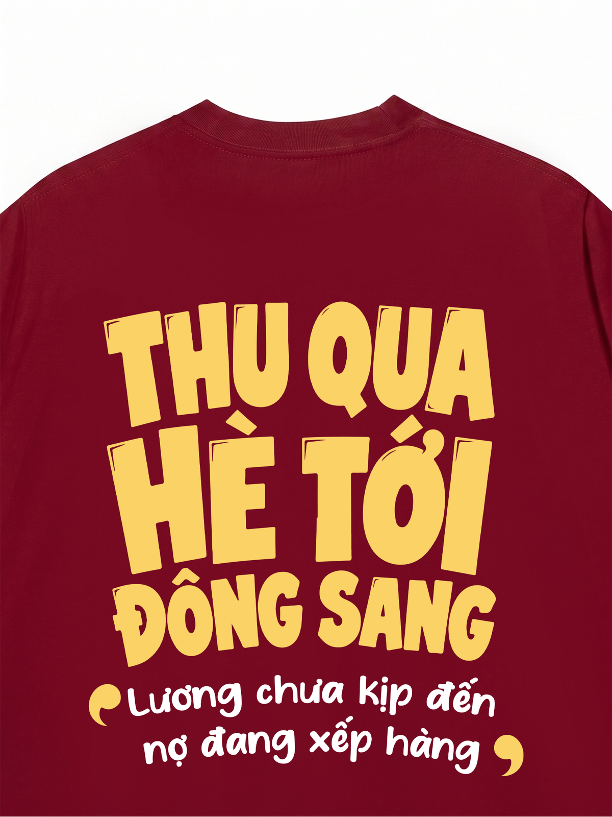 Áo Thun Relaxed Fit Thu Qua Hè Tới Đông Sang