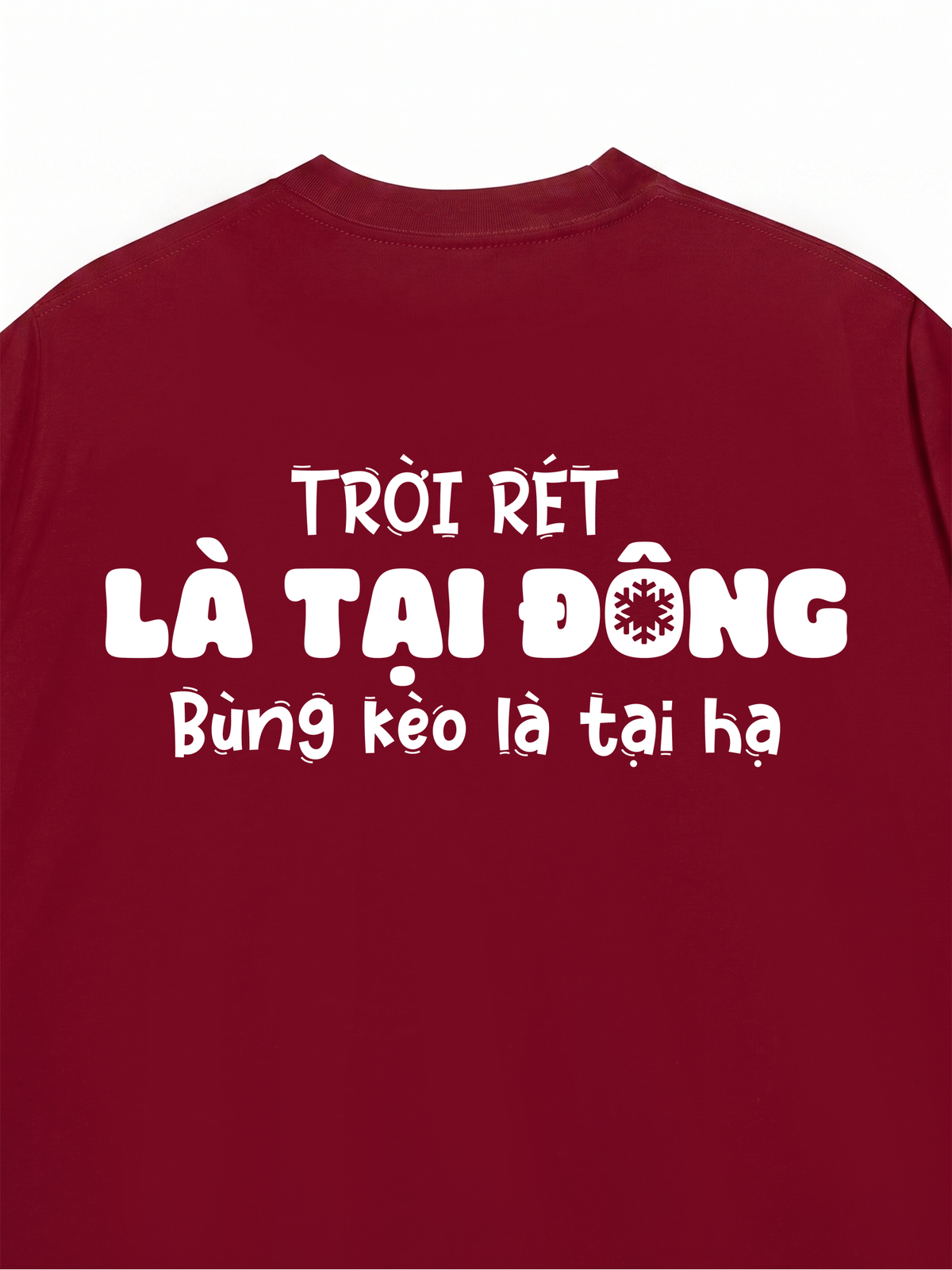 Áo Thun Relaxed Fit Trời Rét Là Tại Đông