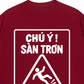 Áo Thun Relaxed Fit Chú Ý Sàn Trơn