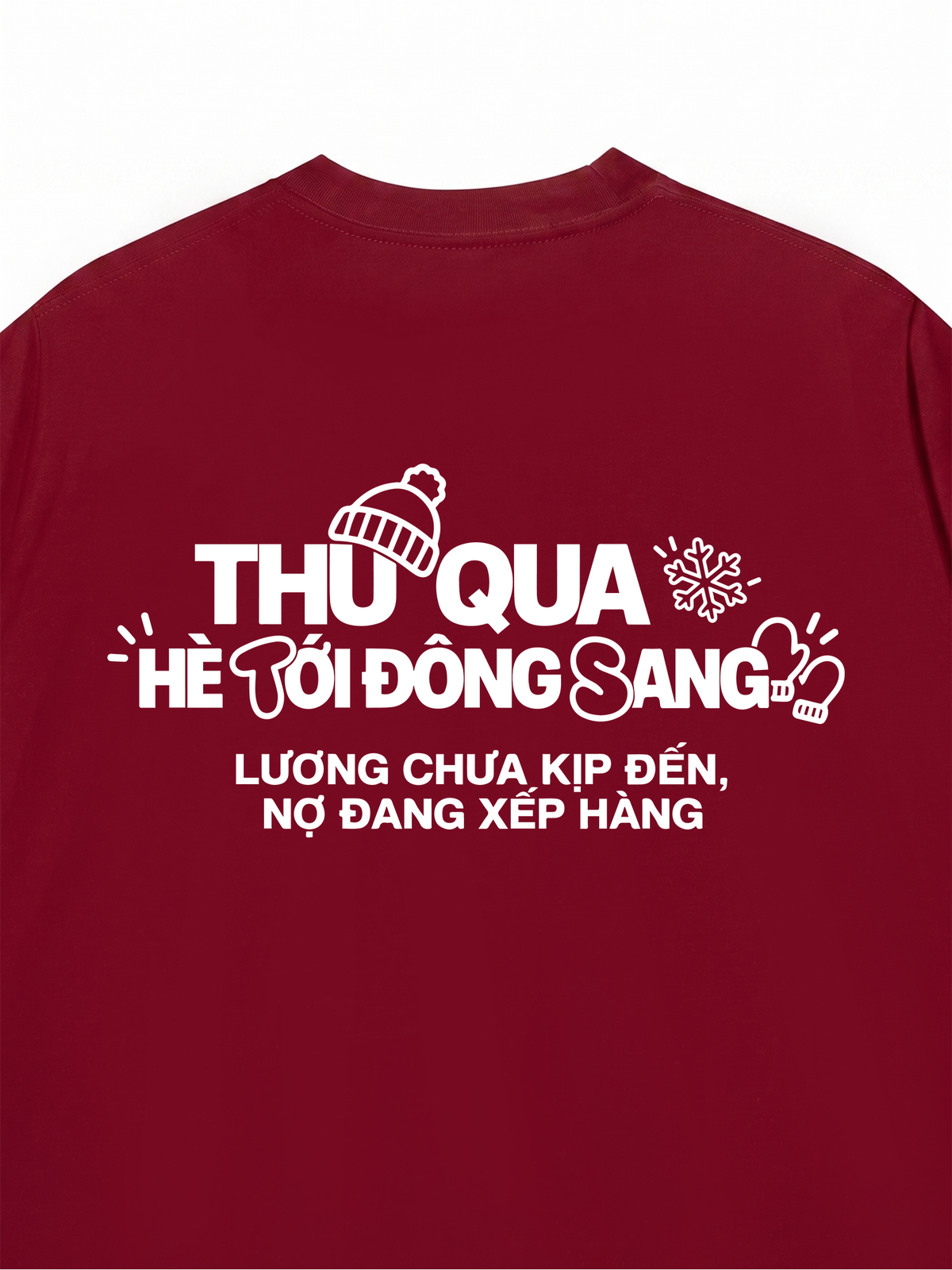 Áo Thun Relaxed Fit Thu Qua Hè Tới Đông Sang
