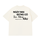 Áo Thun Relaxed Fit Đừng Có Too More Rầu