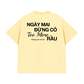 Áo Thun Relaxed Fit Đừng Có Too More Rầu