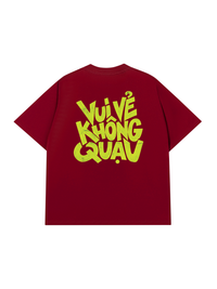 Áo Thun Relaxed Fit Vui Vẻ Không Quạu