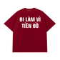 Áo Thun Relaxed Fit Đi Làm Vì Tiền Đồ