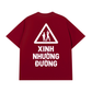 Áo Thun Relaxed Fit Xinh Nhường Đường