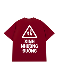 Áo Thun Relaxed Fit Xinh Nhường Đường