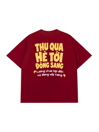 Áo Thun Relaxed Fit Thu Qua Hè Tới Đông Sang