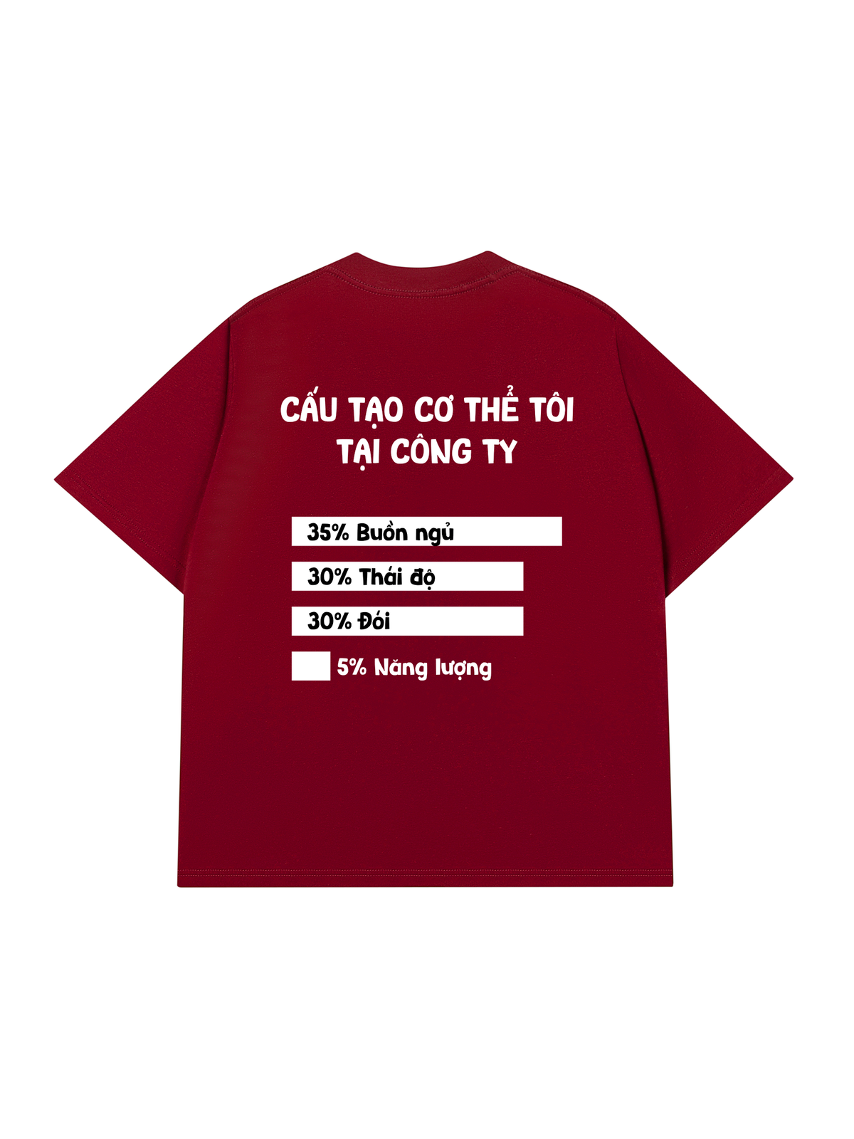 Áo Thun Relaxed Fit Cấu Tạo Cơ Thể Tôi Tại Công Ty