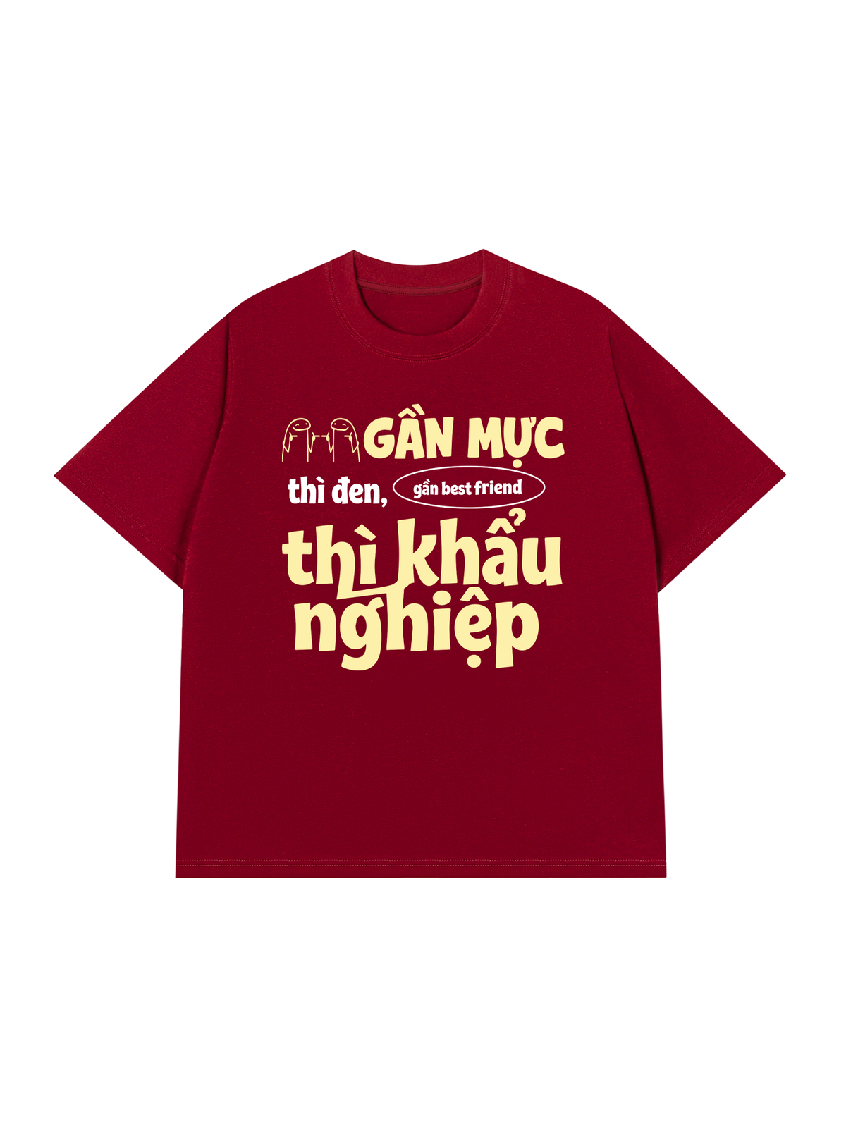 Áo Thun Relaxed Fit Gần Mực Thì Đen