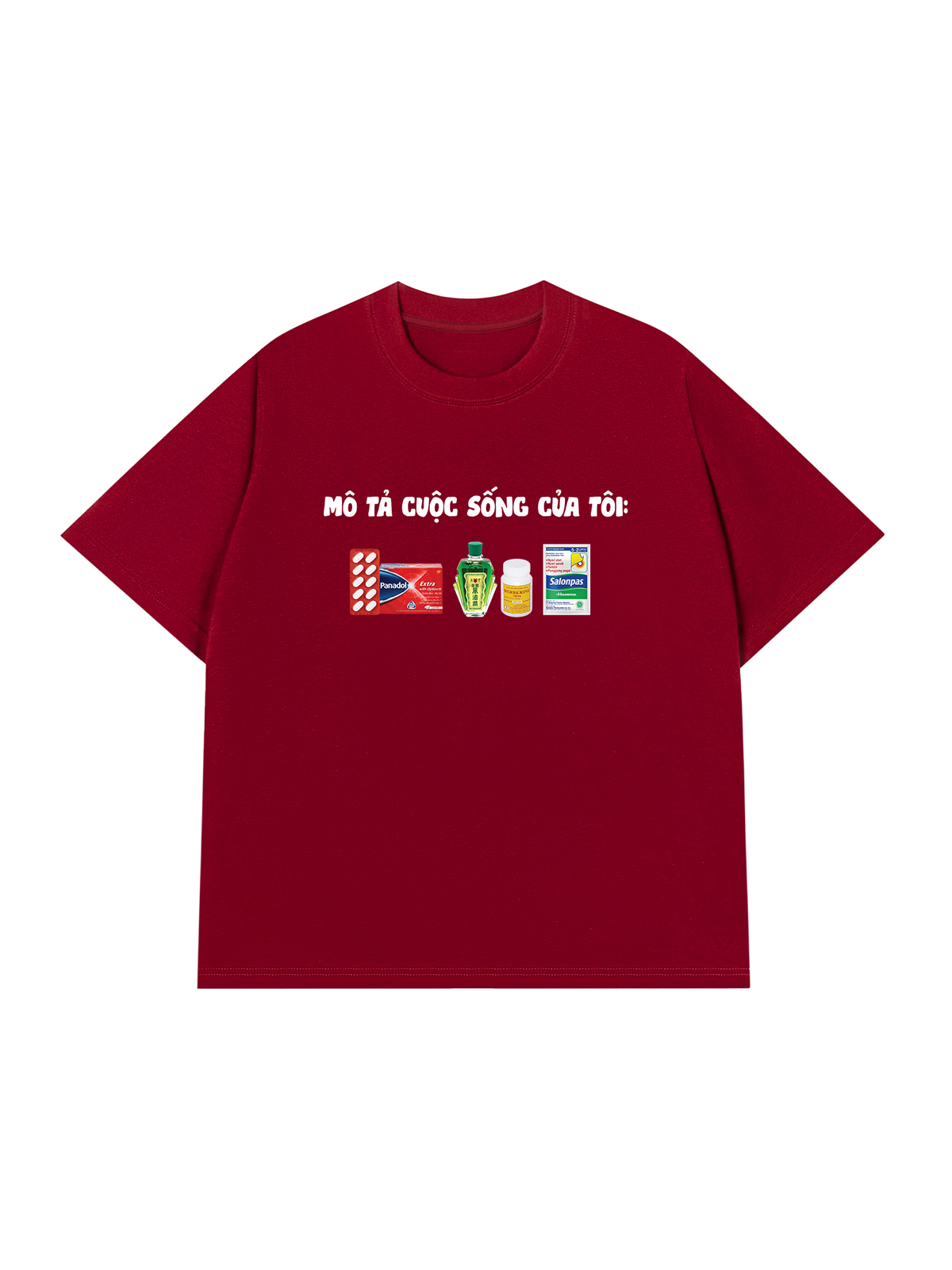 Áo Thun Relaxed Fit Mô Tả Cuộc Sống Của Tôi
