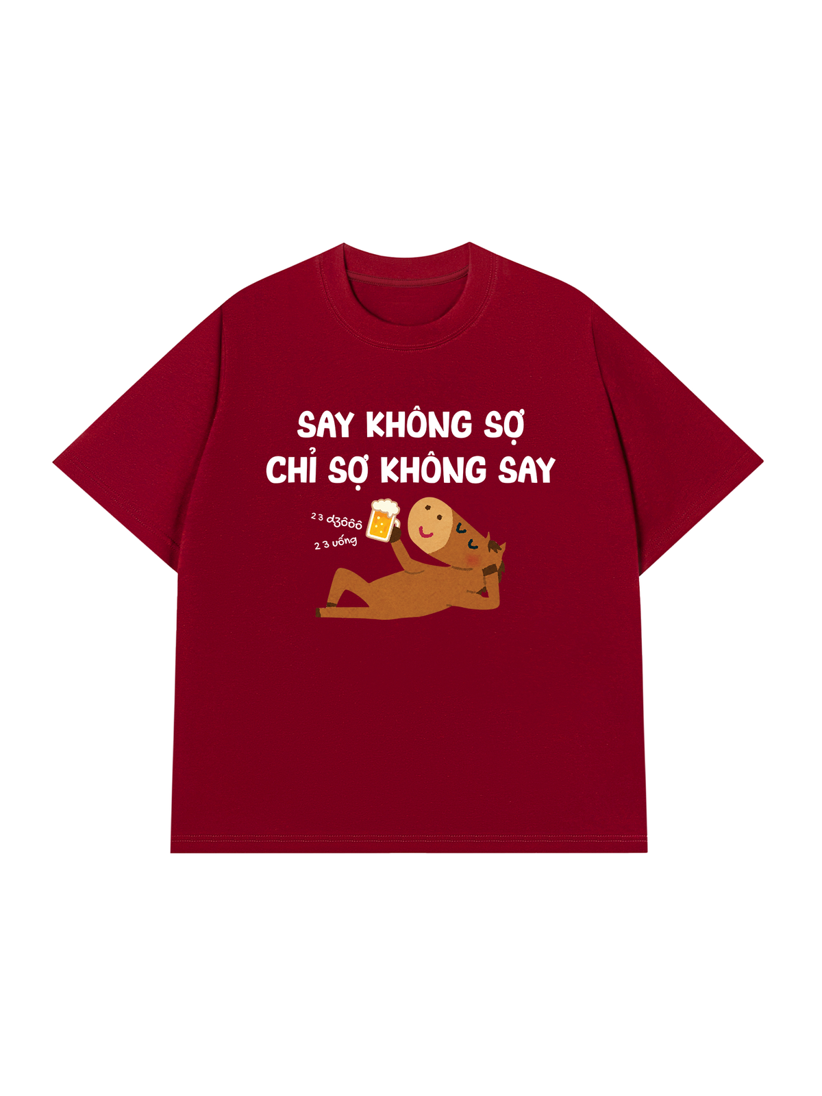 Áo Thun Relaxed Fit Say Không Sợ