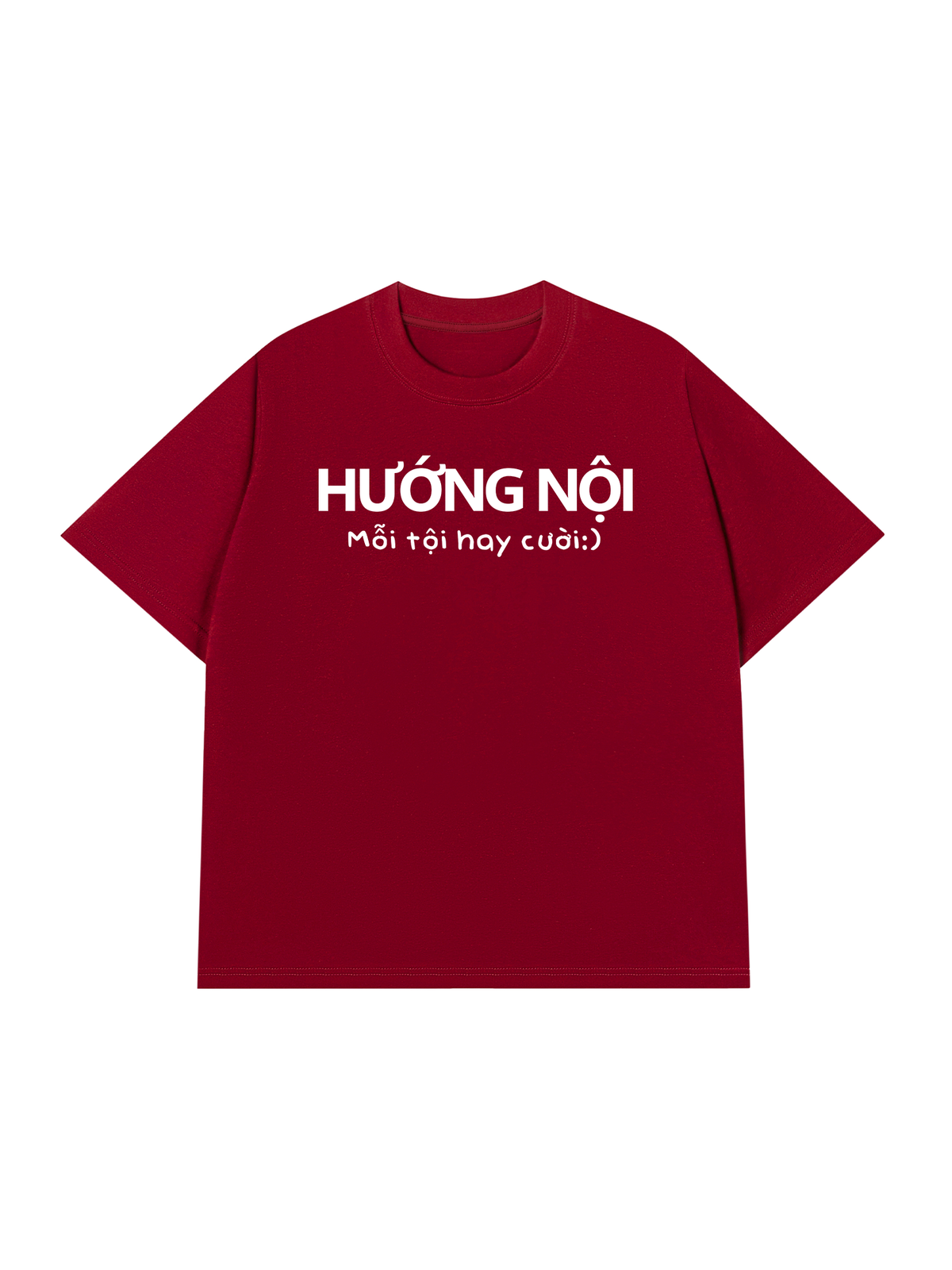 Áo Thun Relaxed Fit Hướng Nội Mỗi Tội Hay Cười