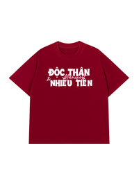 Áo Thun Relaxed Fit Manifest Độc Thân Và Nhiều Tiền