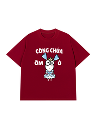 Áo Thun Relaxed Fit Công Chúa Ỡm Ờ