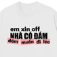 Áo Thun Relaxed Fit Đám Muốn Đi Lèo