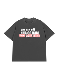 Áo Thun Relaxed Fit Đám Muốn Đi Lèo