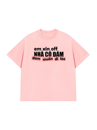 Áo Thun Relaxed Fit Đám Muốn Đi Lèo