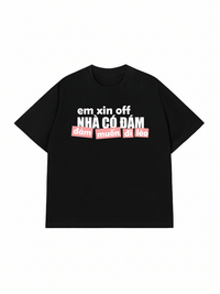 Áo Thun Relaxed Fit Đám Muốn Đi Lèo