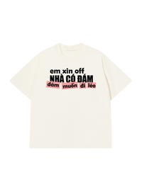 Áo Thun Relaxed Fit Đám Muốn Đi Lèo