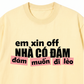 Áo Thun Relaxed Fit Đám Muốn Đi Lèo