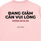 Áo Thun Relaxed Fit Đang Giảm Cân