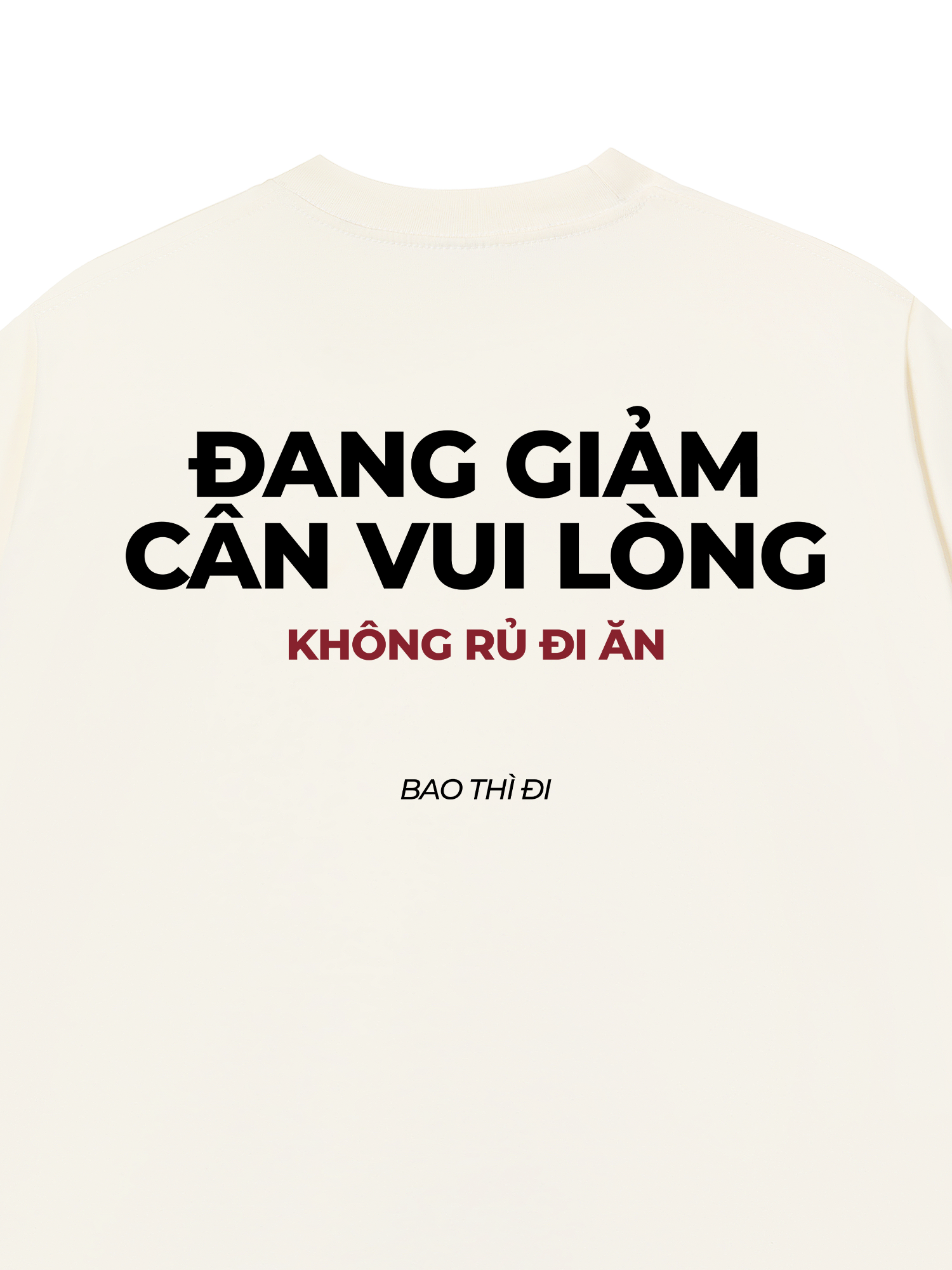Áo Thun Relaxed Fit Đang Giảm Cân