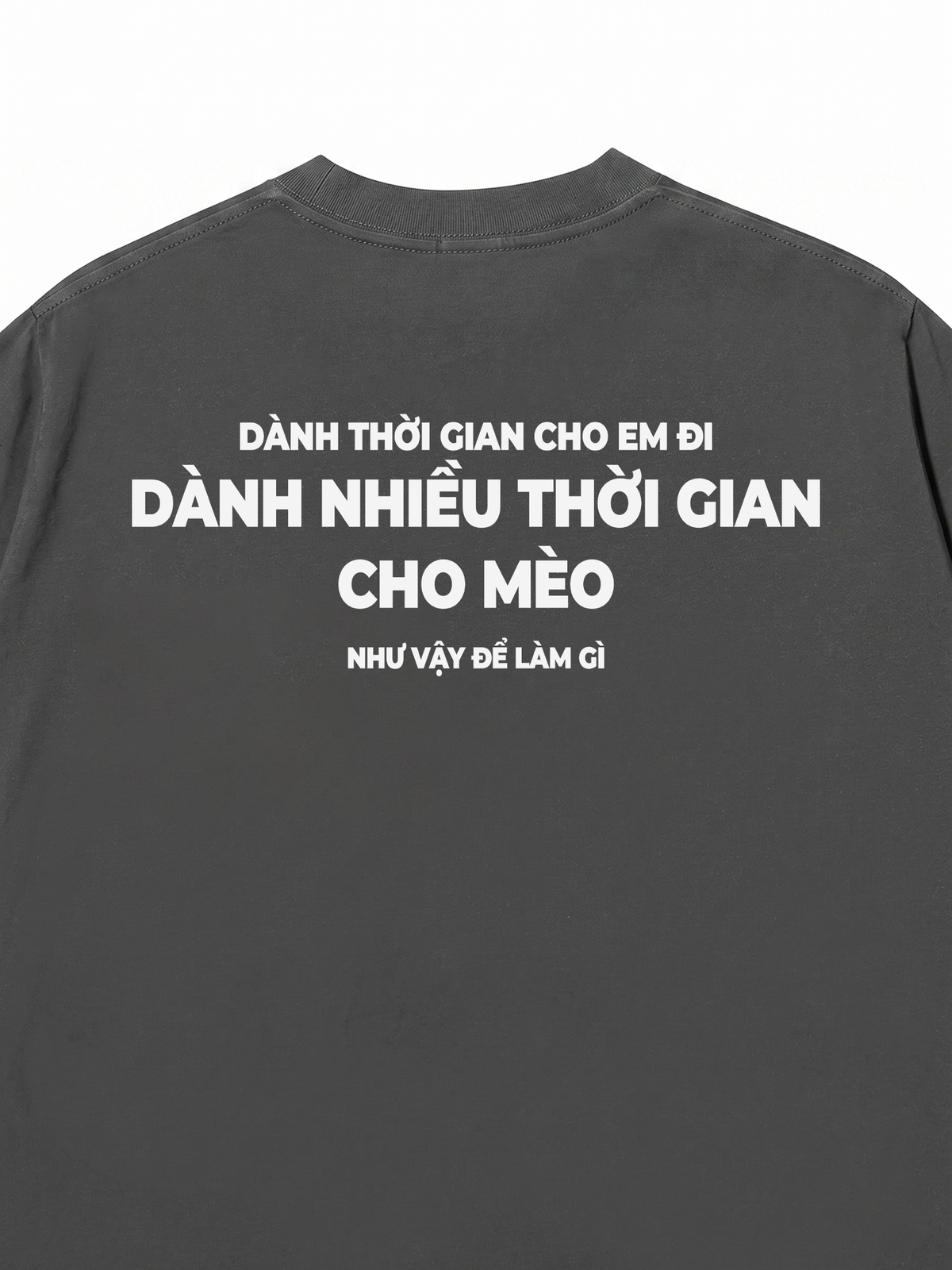 Áo Thun Relaxed Fit Dành Thời Gian Cho Mèo