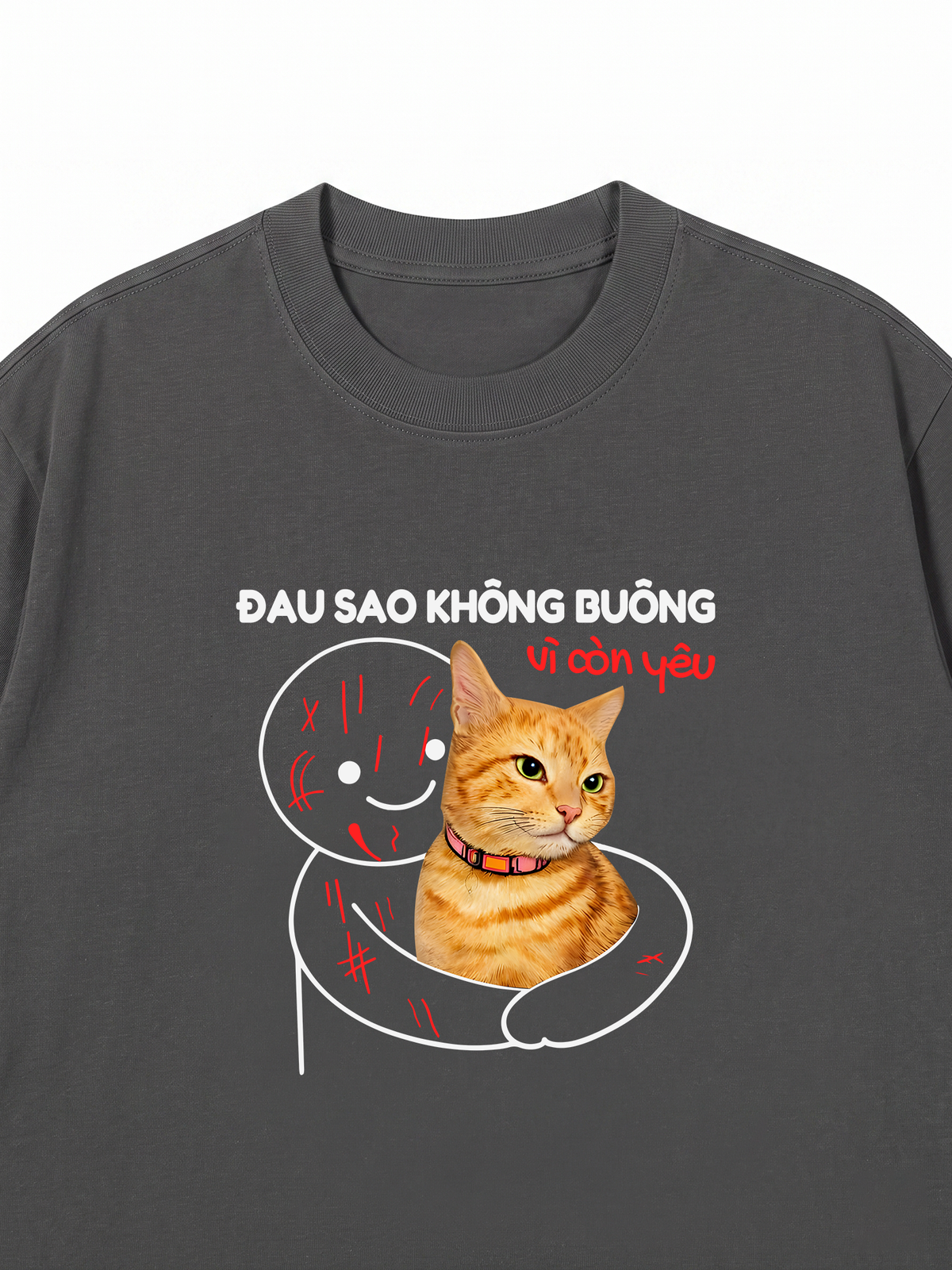 Áo Thun Relaxed Fit Đau Sao Không Buông