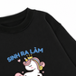 Áo Sweater Nỉ Hai Da Công Chúa Làm Công Ăn Lương
