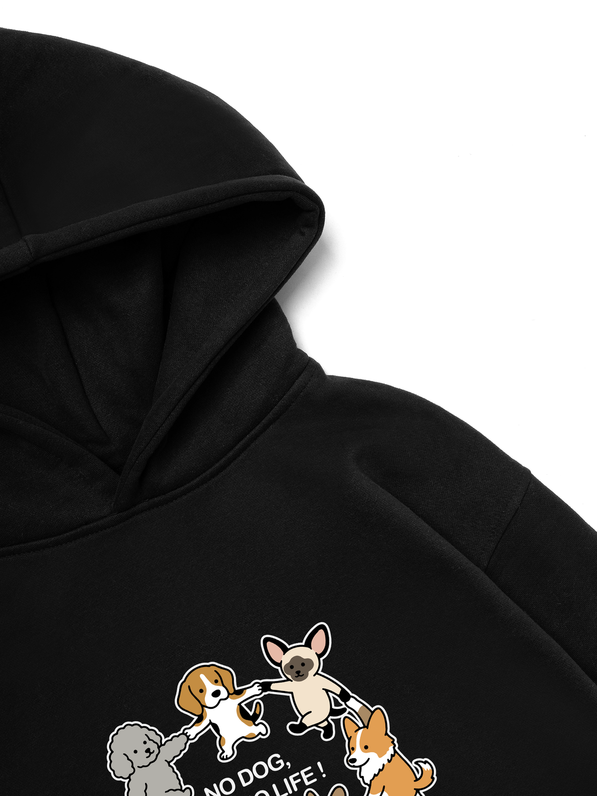 Áo Hoodie Nỉ Hai Da No Dog No Life