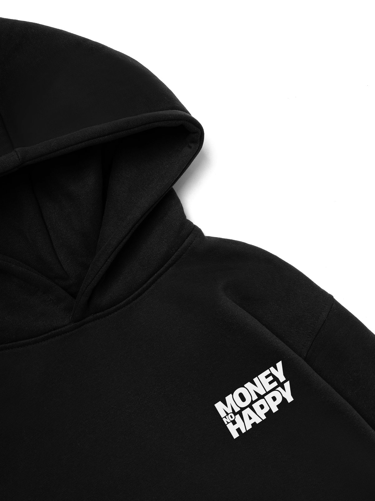Áo Hoodie Nỉ Hai Da No Money No Happy