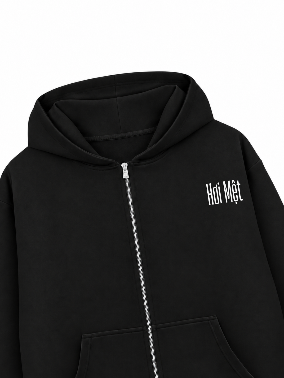 Áo Hoodie Zip Nỉ Hai Da Dành Thời Gian Cho Mèo