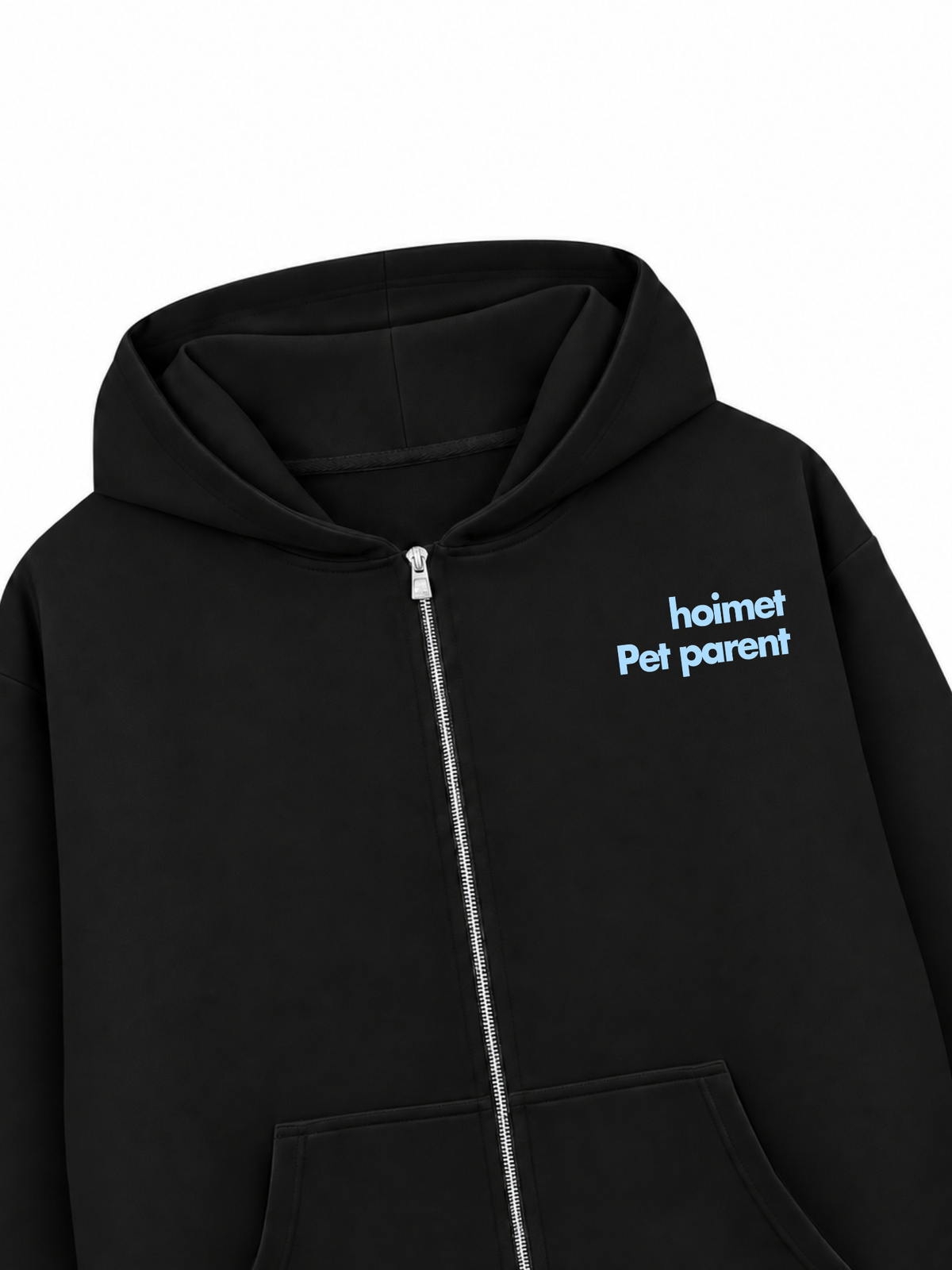 Áo Hoodie Zip Nỉ Hai Da I Love Dog
