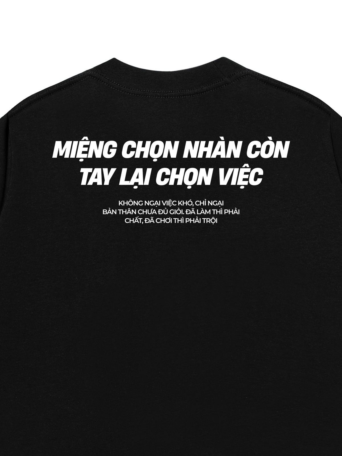 Áo Thun Relaxed Fit Miệng Chọn Nhàn Tay Chọn Việc