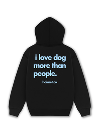 Áo Hoodie Nỉ Hai Da I Love Dog