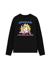 Áo Dài Tay Công Chúa Làm Công Ăn Lương