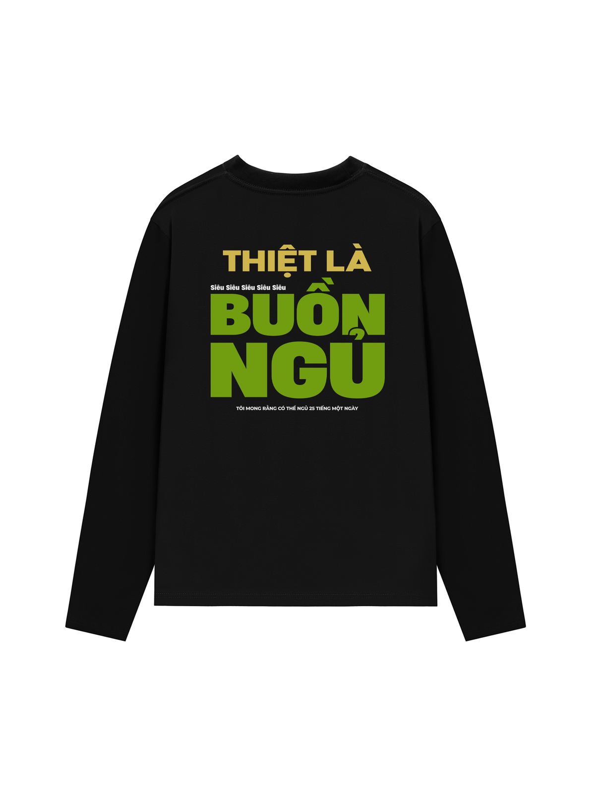 Áo Dài Tay Thiệt Là Buồn Ngủ