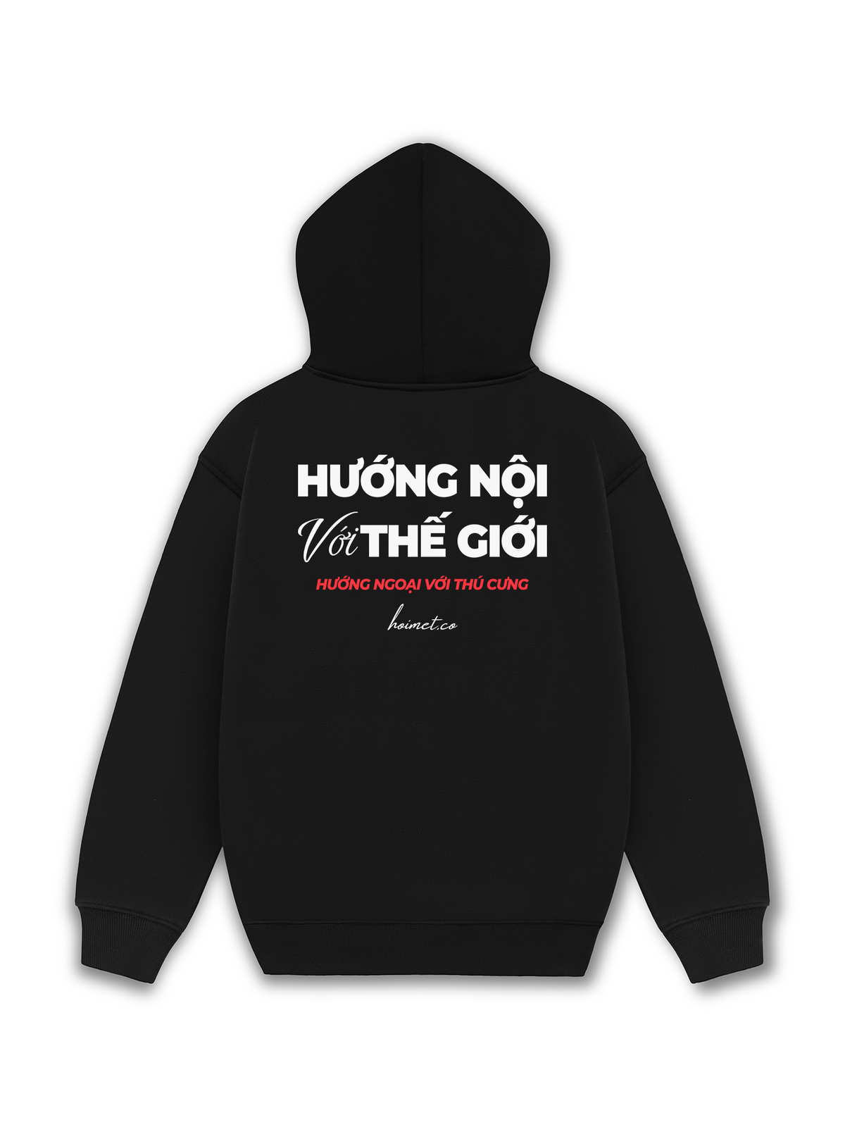 Áo Hoodie Nỉ Hai Da Hướng Ngoại Với Thú Cưng