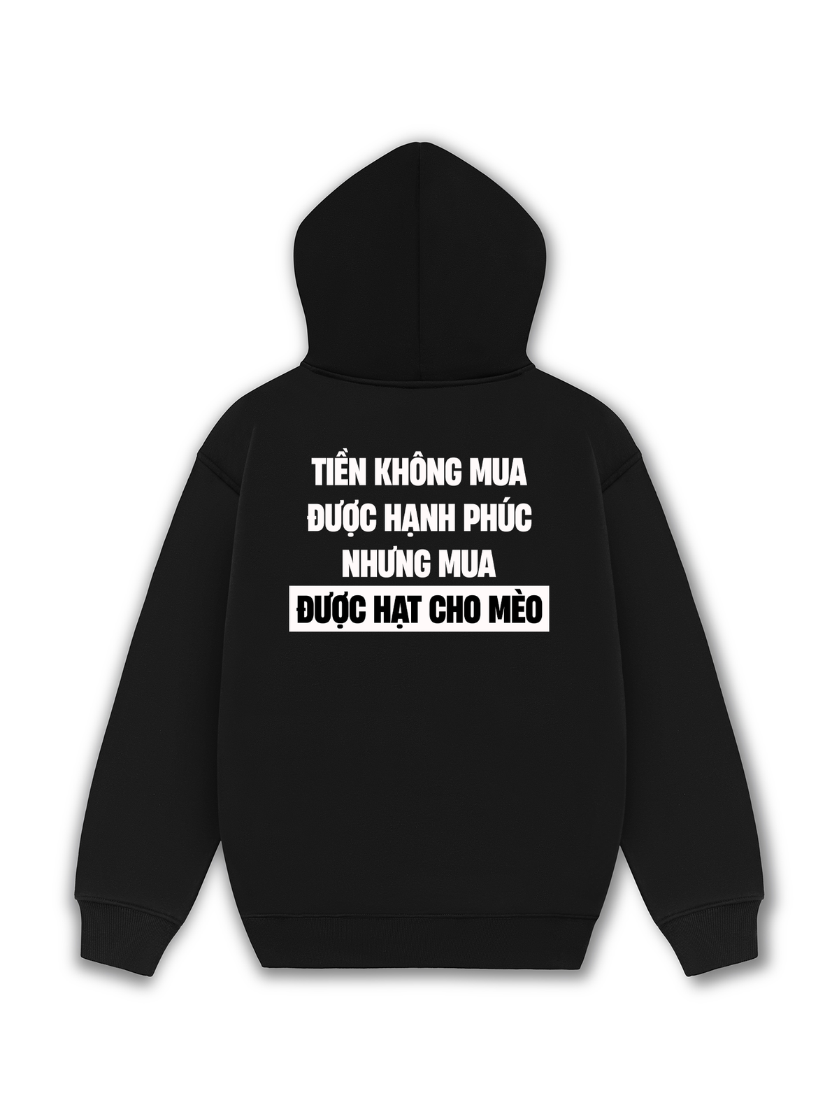 Áo Hoodie Nỉ Hai Da Tiền Mua Được Hạt Cho Mèo