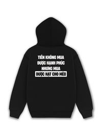 Áo Hoodie Nỉ Hai Da Tiền Mua Được Hạt Cho Mèo