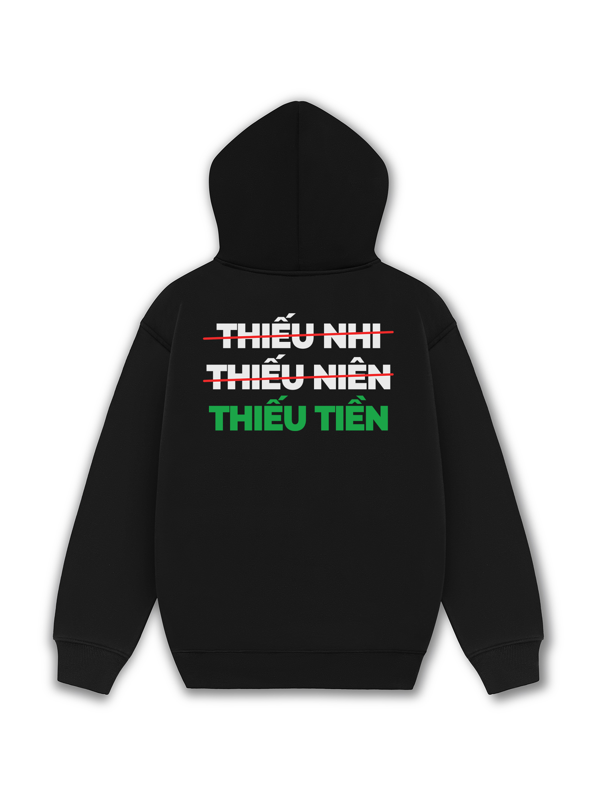 Áo Hoodie Nỉ Hai Da Thiếu Tiền