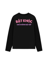Áo Dài Tay Bật Khóc Chứ Không Bật Sếp