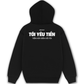 Áo Hoodie Nỉ Hai Da Tôi Yêu Tiền